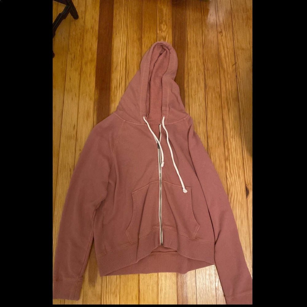Aerie coral zip up